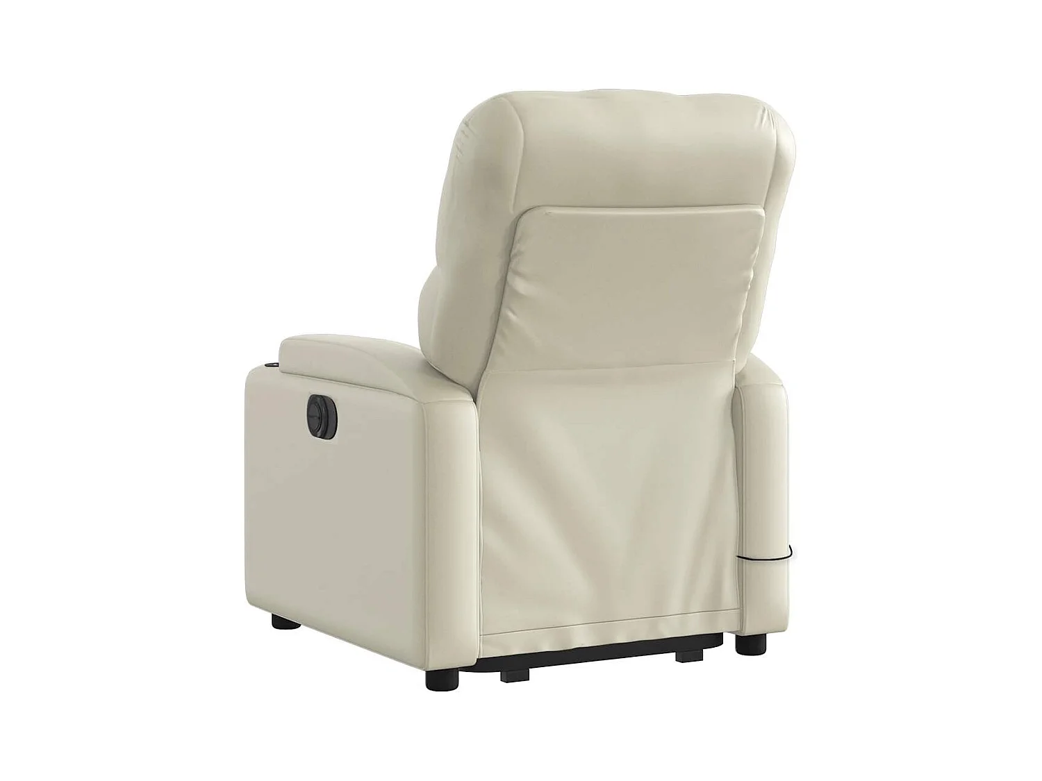 Sillón de salón | Silla | Sillón de masaje elevable eléctrico cuero sintético crema SHL8098