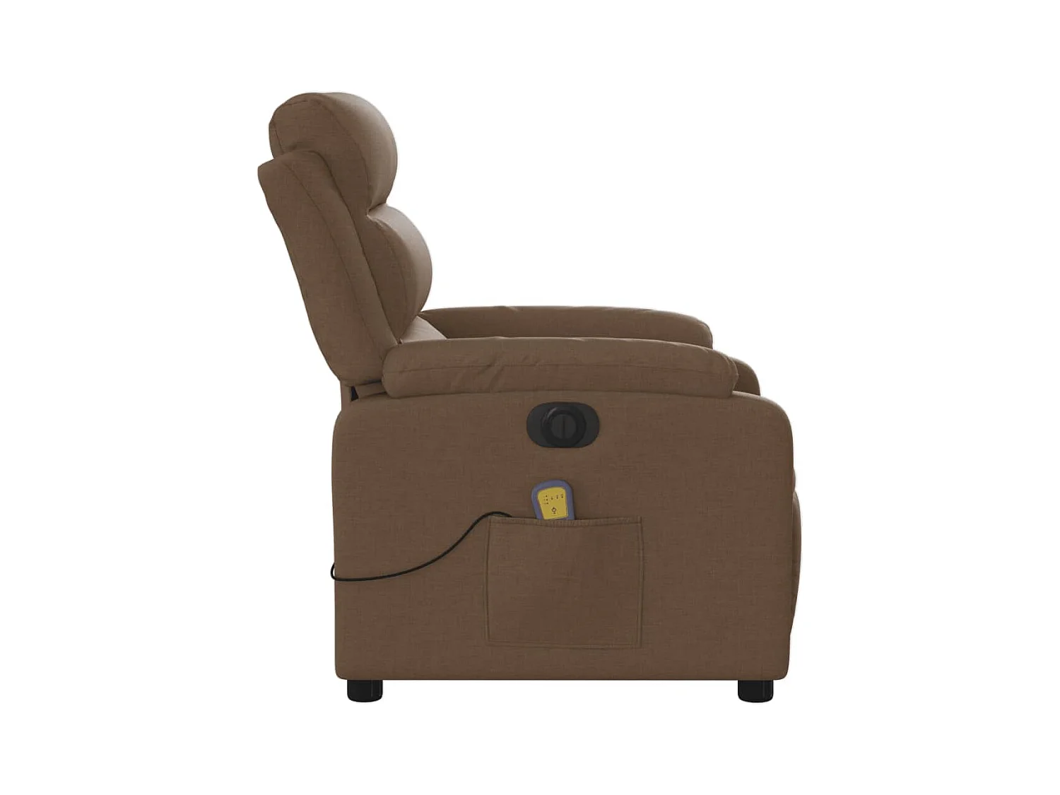 Sillón de relax | Sillón reclinable de masaje eléctrico tela marrón SHL9909