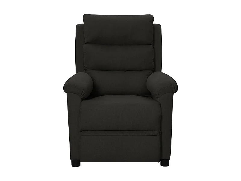 Sillón de relax | Silla | Sillón reclinable de tela negro SHL8986