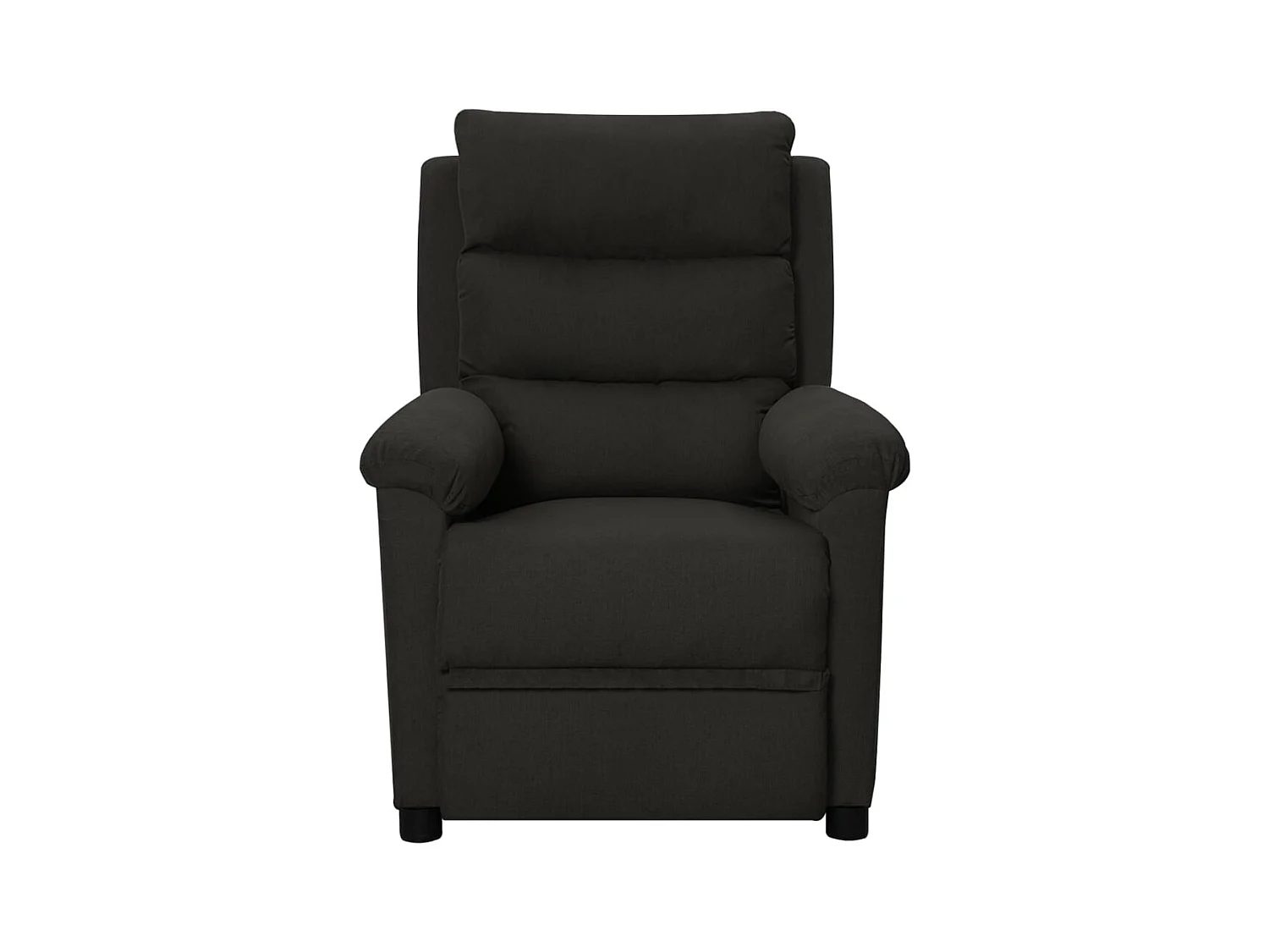 Sillón de relax | Silla | Sillón reclinable de tela negro SHL8986