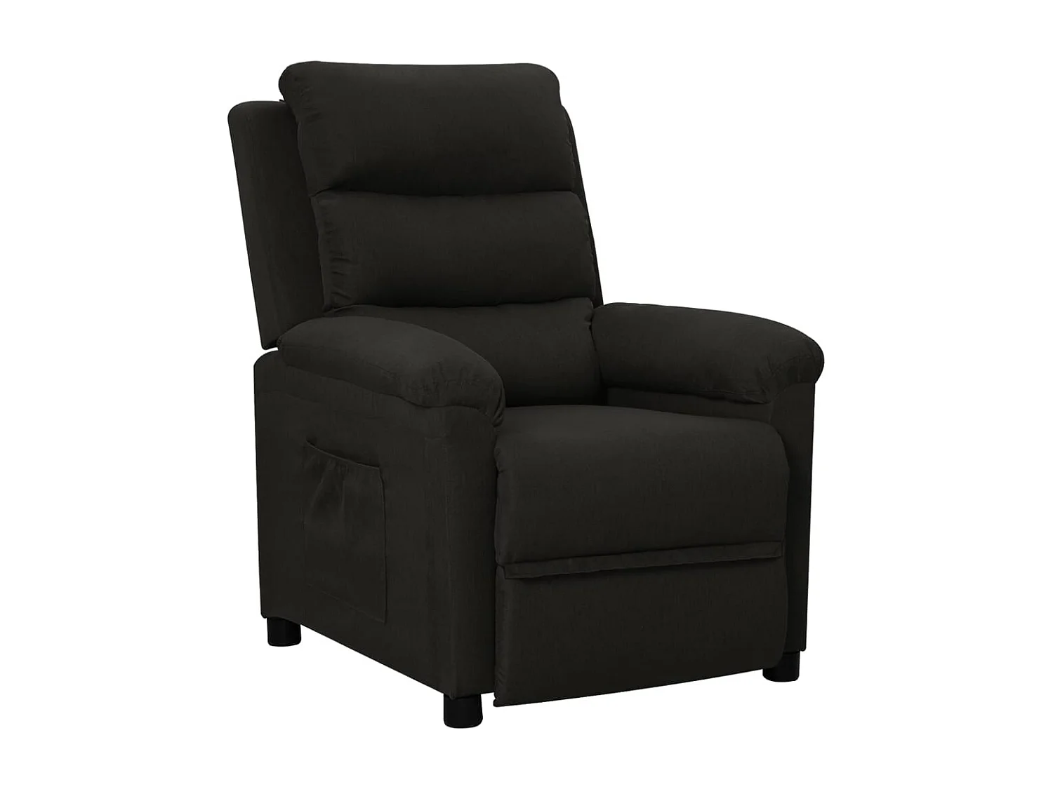 Relaxsessel | Lounge Sessel für Wohnzimmer Schwarz Stoff SHL38340