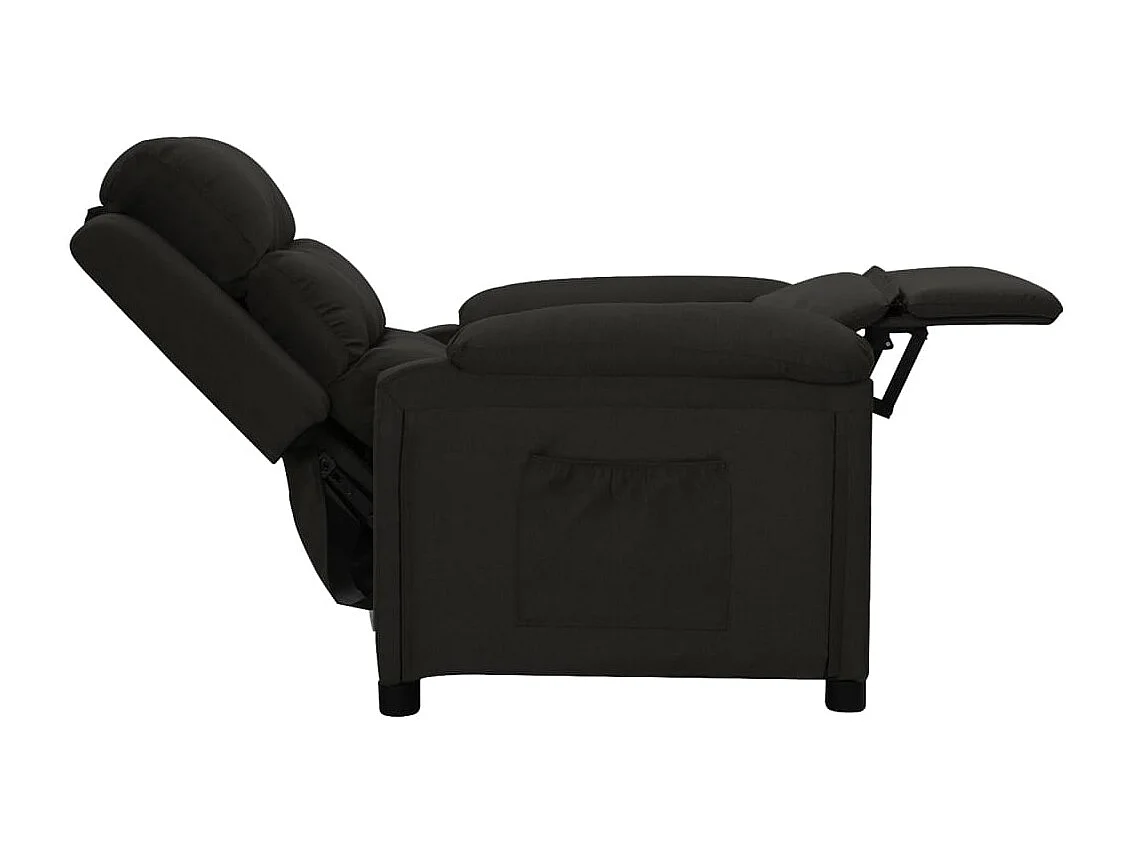 Relaxsessel | Lounge Sessel für Wohnzimmer Schwarz Stoff SHL38340