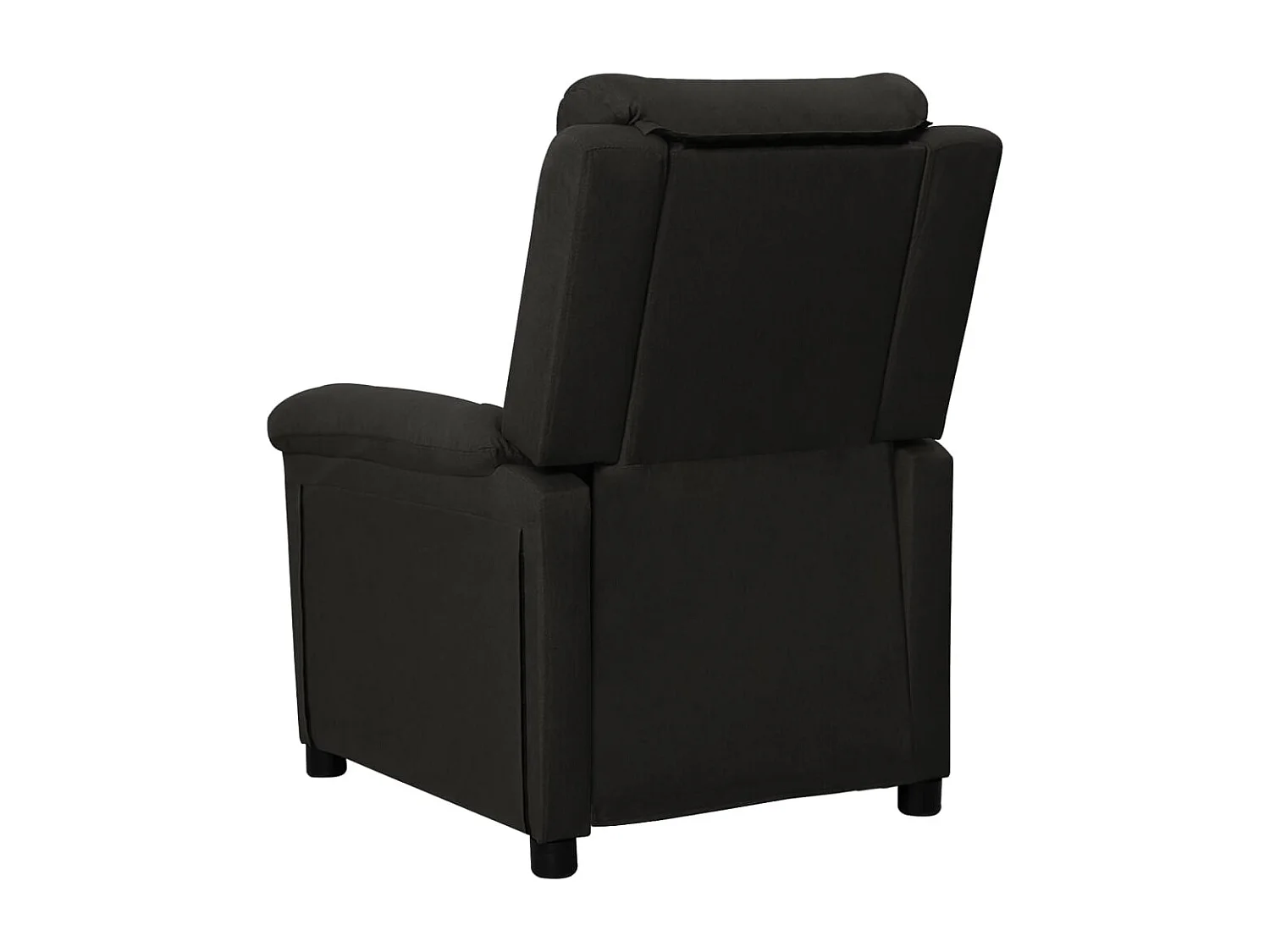 Relaxsessel | Lounge Sessel für Wohnzimmer Schwarz Stoff SHL38340