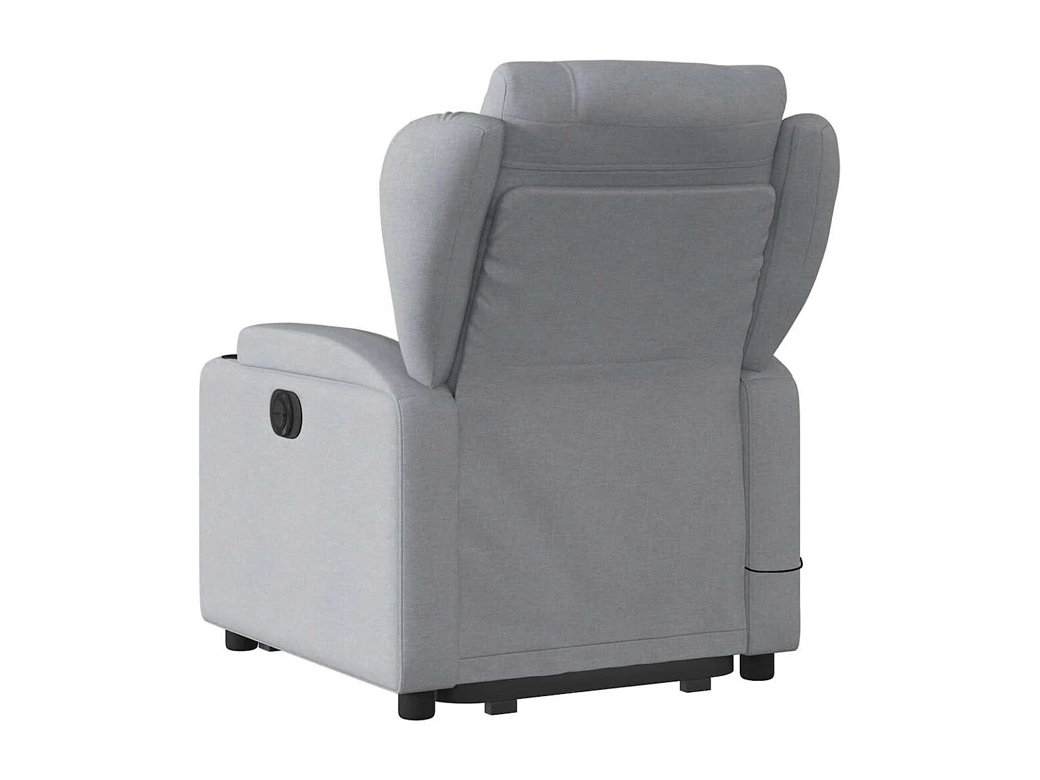Fauteuil inclinable électrique-Chaise-Fauteuil de Massage Gris clair Tissu SHL1580