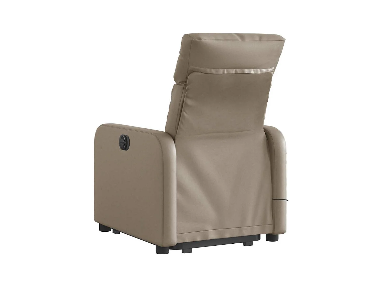 Fauteuil inclinable-Chaise de relax-Fauteuil de Massage Cappuccino Similicuir SHL2766
