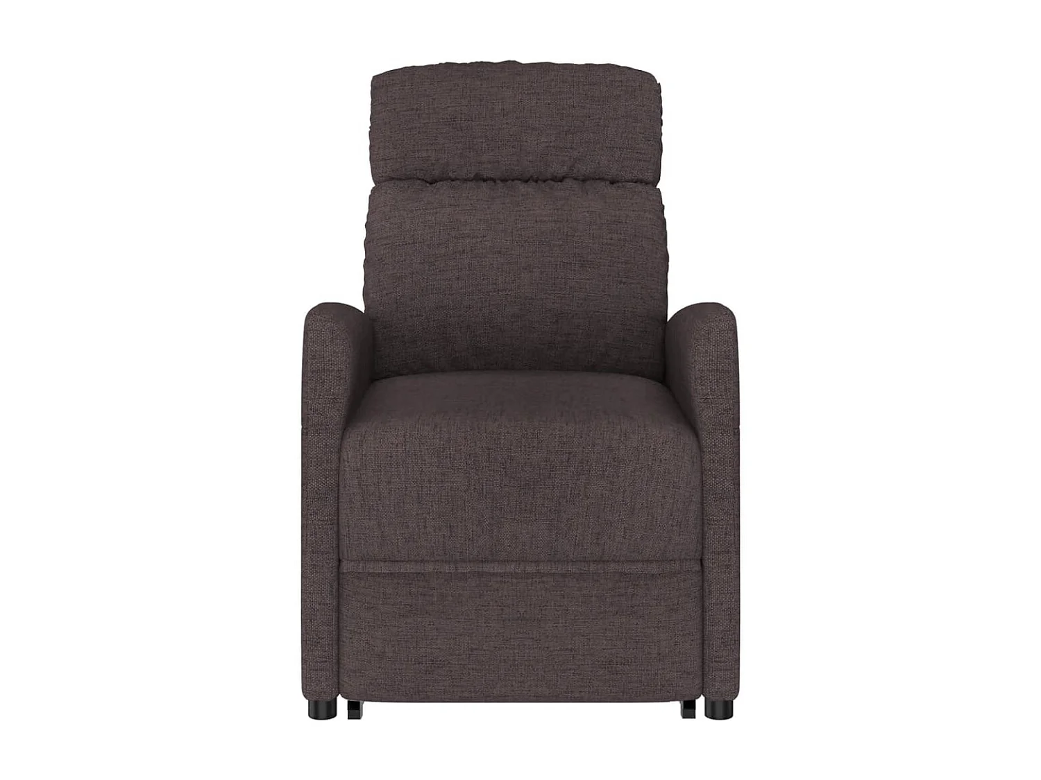 Fauteuil salon-Chaise d'appoint-Fauteuil Marron foncé Tissu SHL5269
