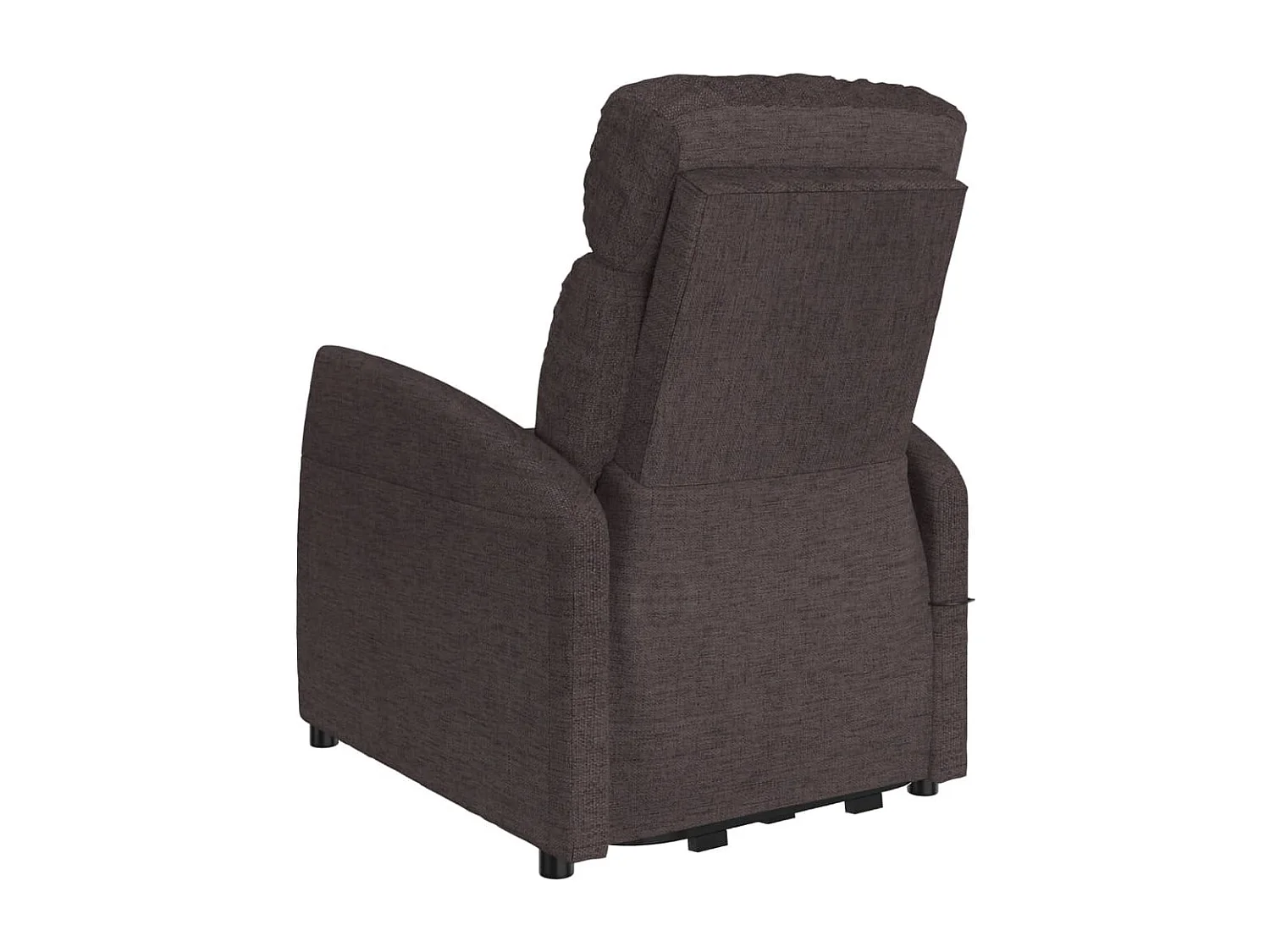 Fauteuil salon-Chaise d'appoint-Fauteuil Marron foncé Tissu SHL5269