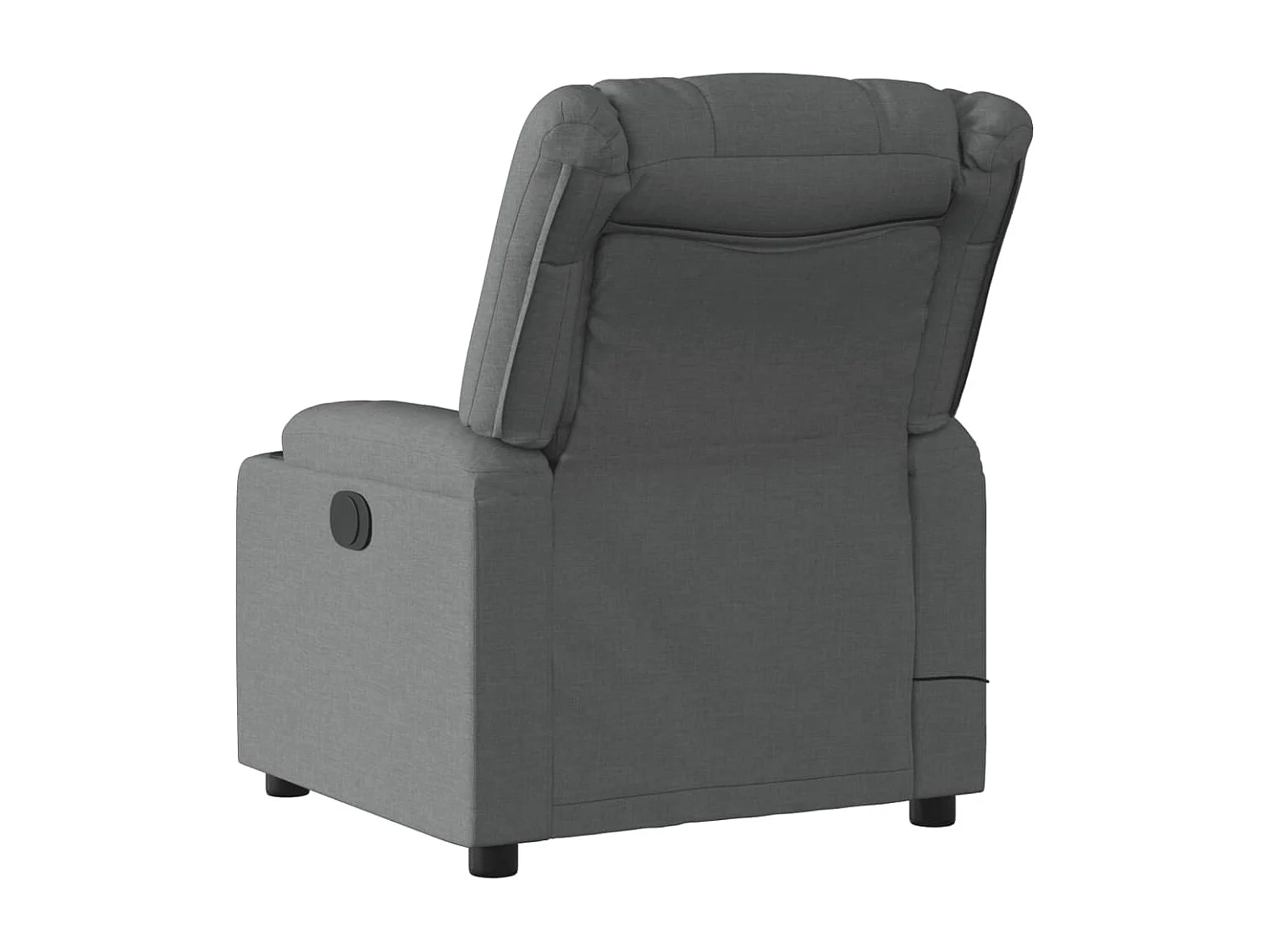 Fauteuil inclinable-Chaise de relax-Fauteuil de Massage gris foncé tissu SHL2672