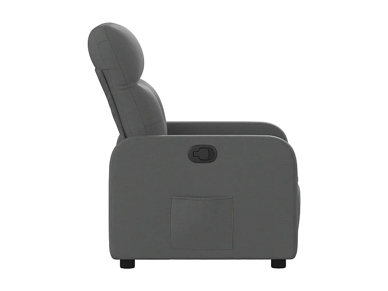 Sillón de relax | Silla | Sillón reclinable de tela gris oscuro SHL5067