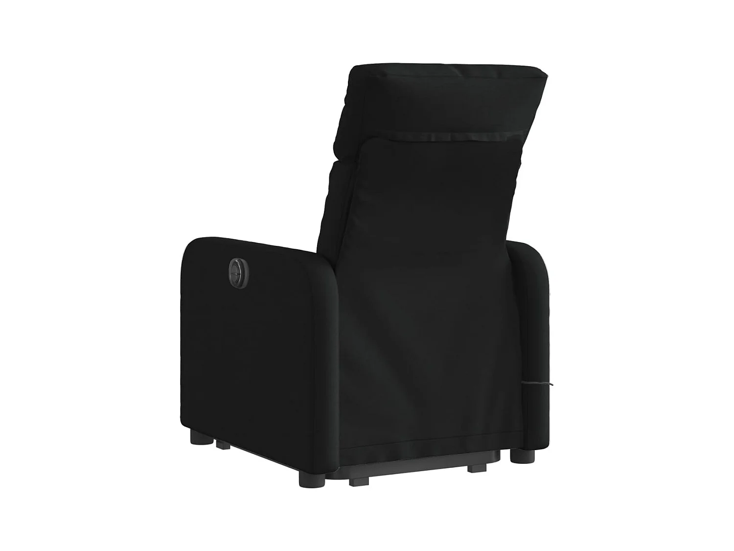 Sillón de relax | Sillón reclinable de masaje elevable tela negro SHL8558
