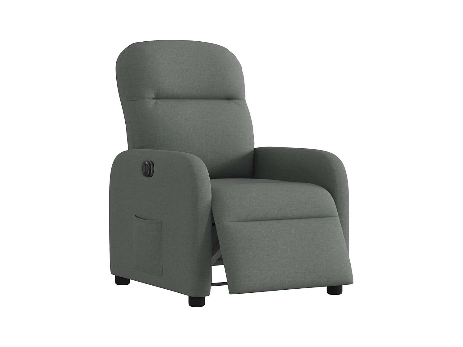 Sillón de relax | Silla | Sillón reclinable eléctrico de tela gris oscuro SHL9051