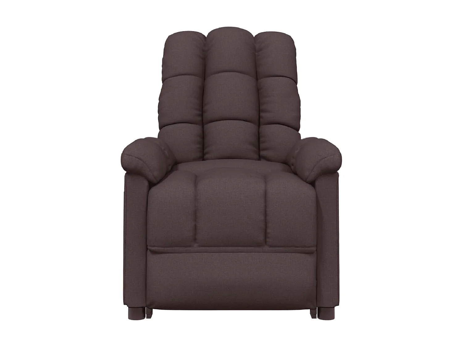 Fauteuil inclinable électrique-Chaise de relax Marron foncé Tissu SHL1992