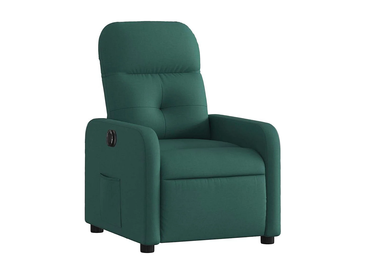 Sillón de relax | Silla | Sillón reclinable eléctrico tela verde oscuro SHL3983