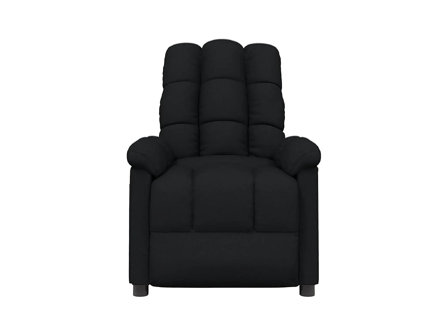 Sillón de relax | Silla | Sillón reclinable de tela negro SHL4832