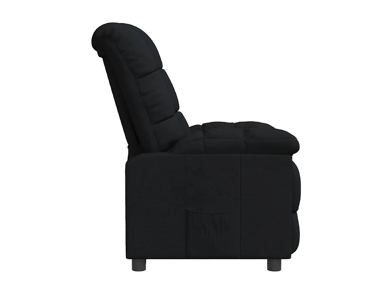 Relaxsessel | Lounge Sessel für Wohnzimmer Schwarz Stoff SHL4900