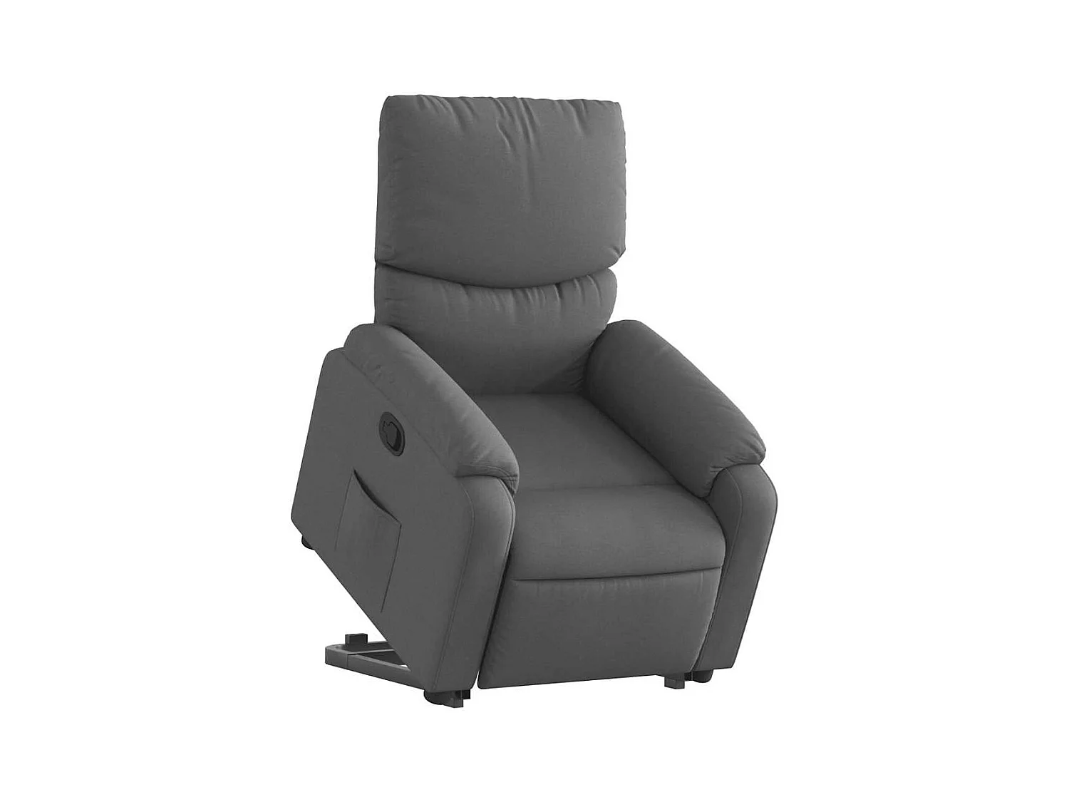 Sillón de relax | Silla | Sillón reclinable elevable de tela gris oscuro SHL8307