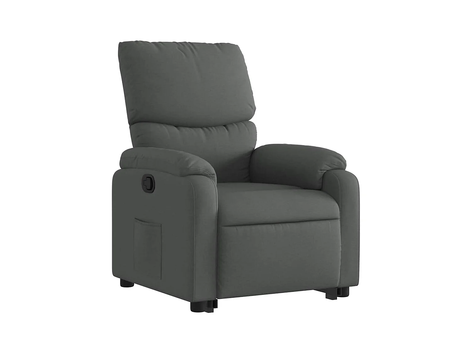 Sillón de relax | Silla | Sillón reclinable elevable de tela gris oscuro SHL8307