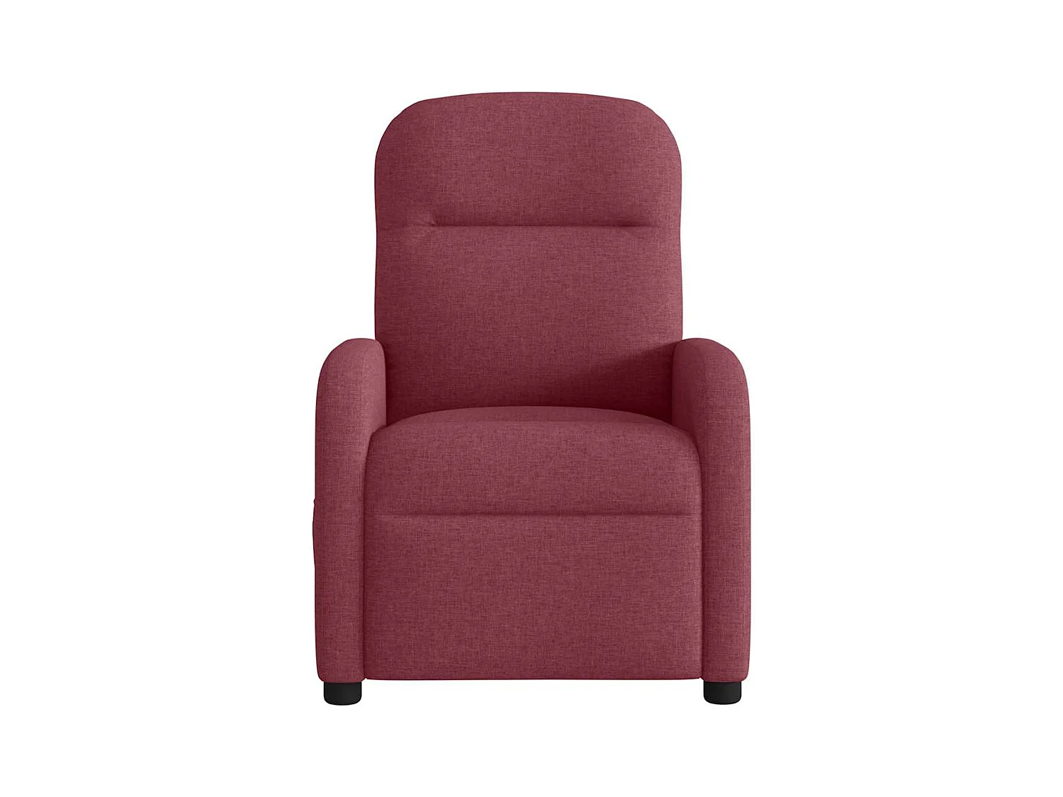 Sillón de salón | Silla | Sillón de masaje reclinable de tela color vino tinto SHL4589