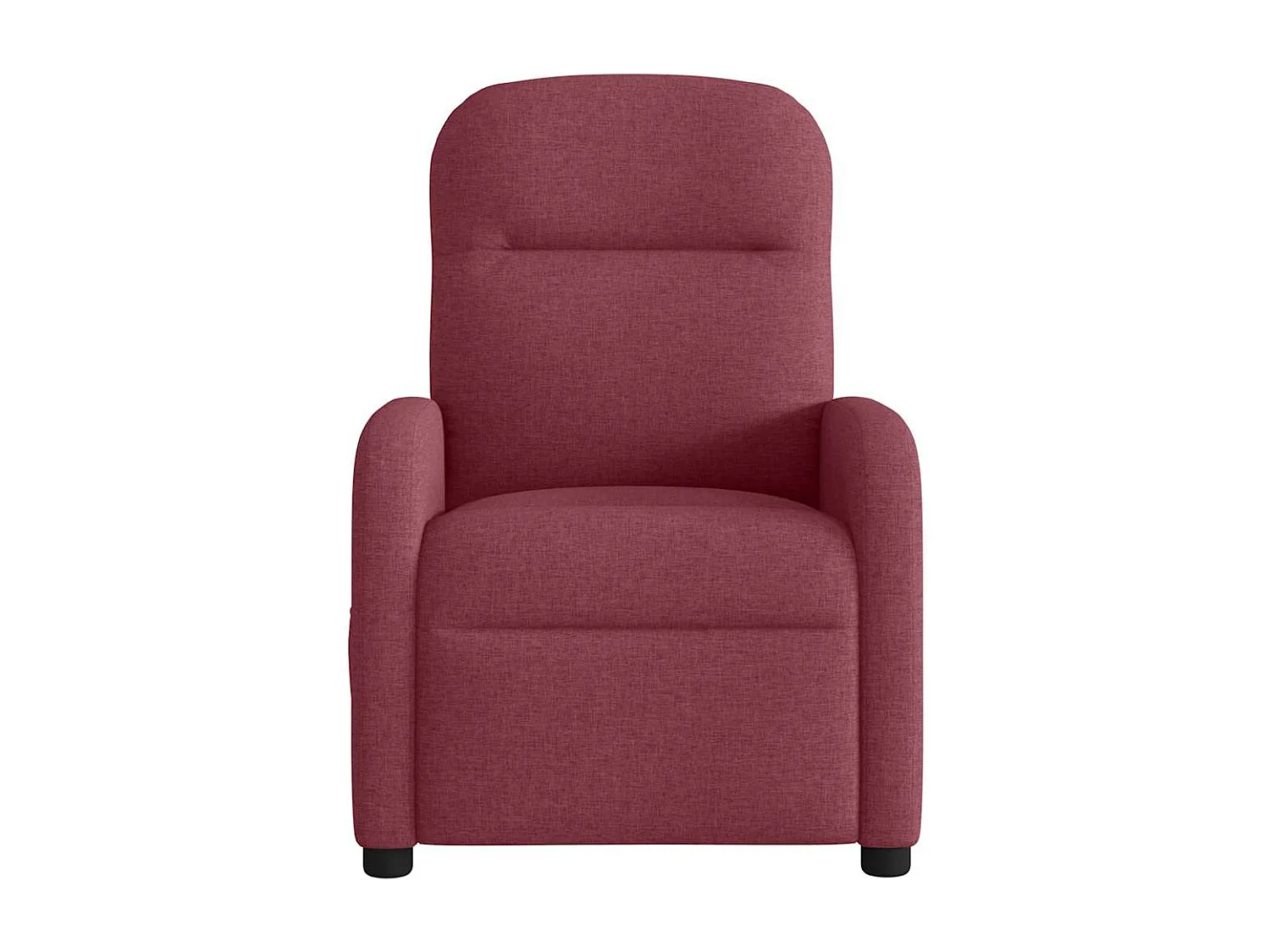 Fauteuil inclinable-Chaise de relax-Fauteuil de Massage Rouge bordeaux Tissu SHL2222