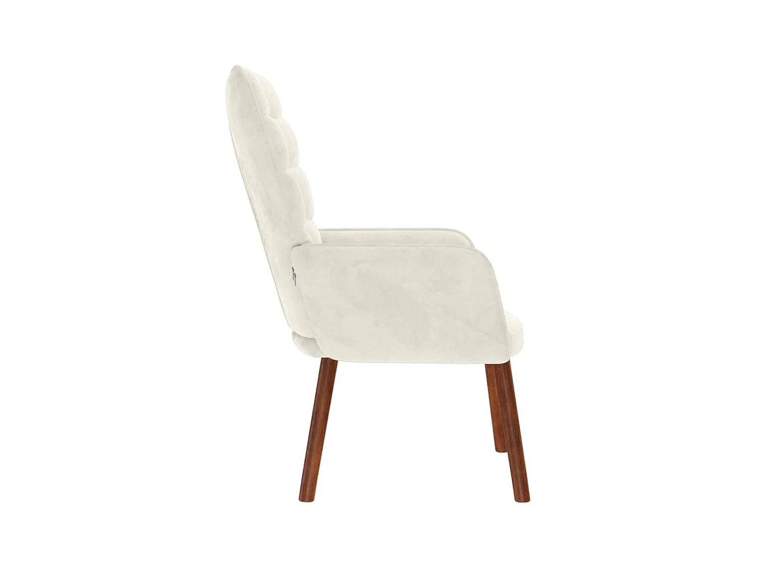 Sillón de relax | Silla de relax de terciopelo crema SHL9041