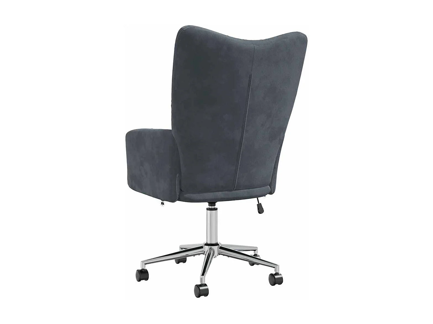 Relaxsessel | Lounge Sessel Dunkelgrau Samt SHL53481