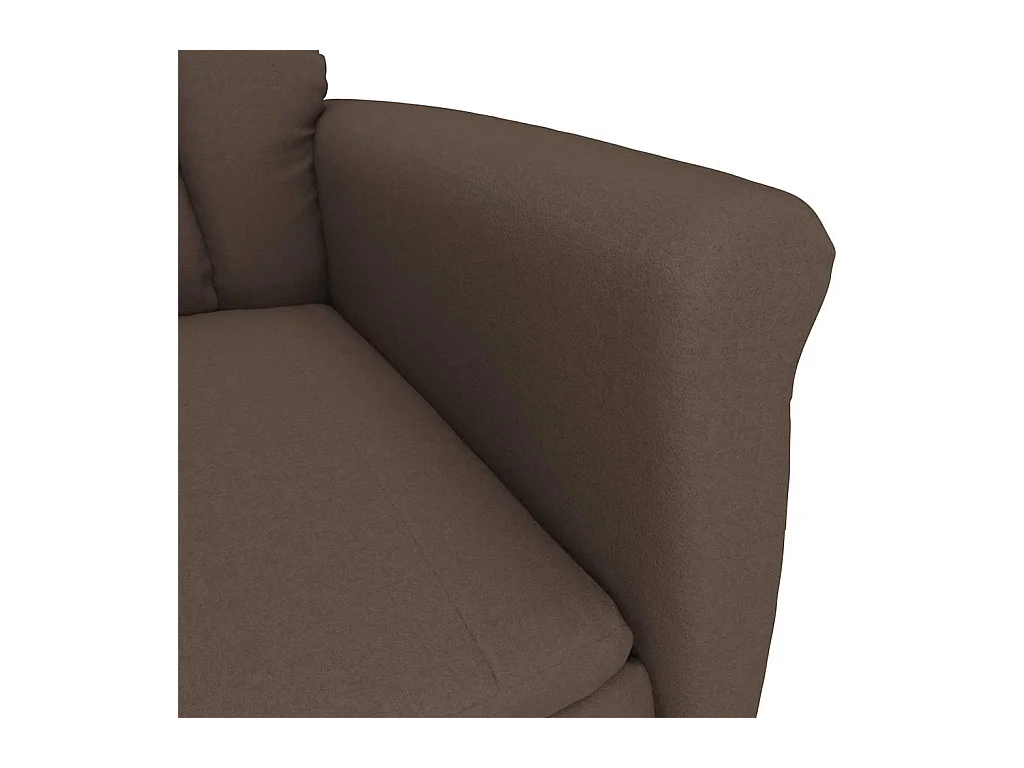 Sillón de relax | Sillón Reclinable Marrón Marrón oscuro 70.5x96.5x95 cm tela SHL5789