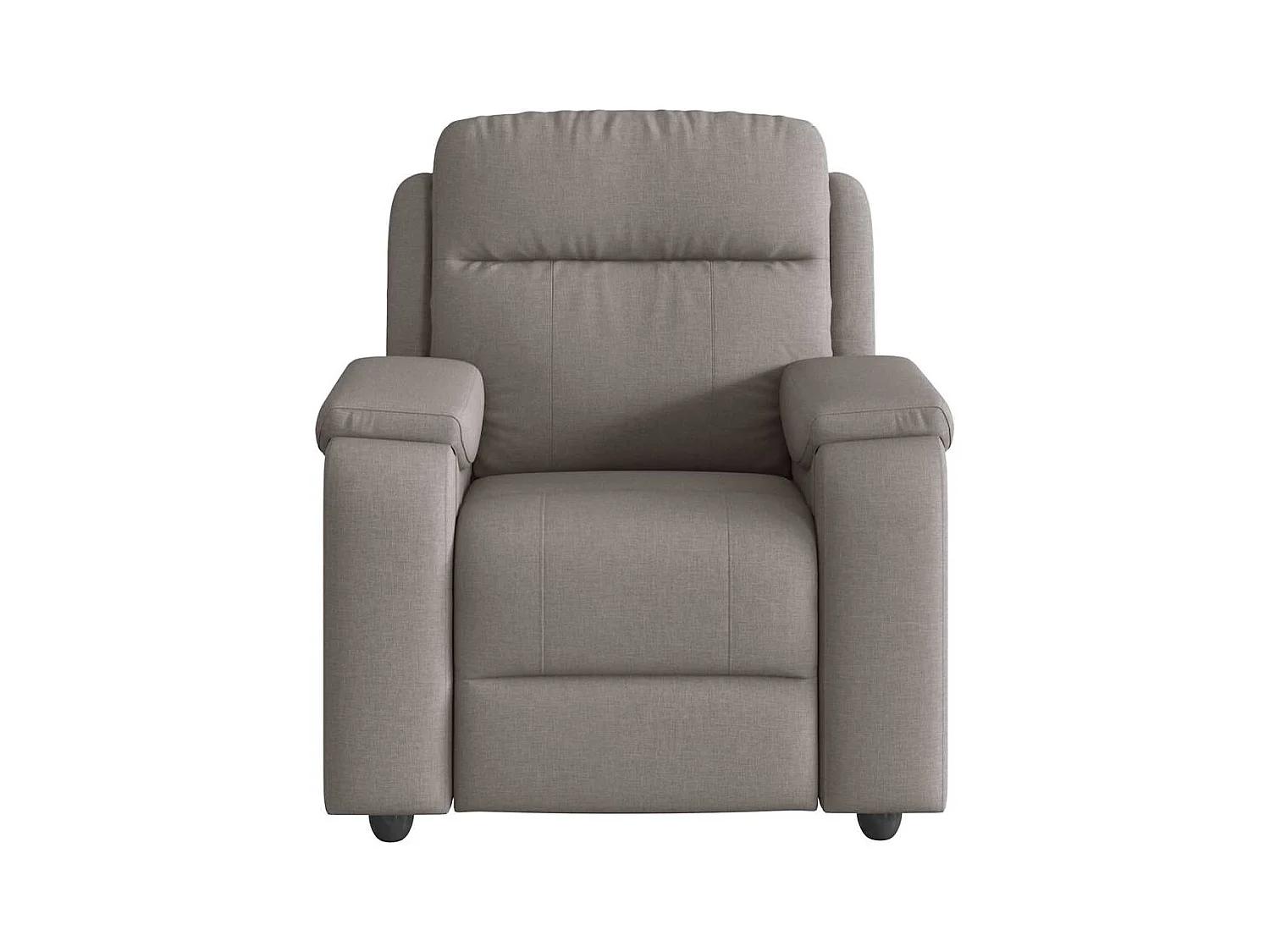 Sillón de salón | Silla | Sillón de masaje reclinable de tela gris taupé SHL3515