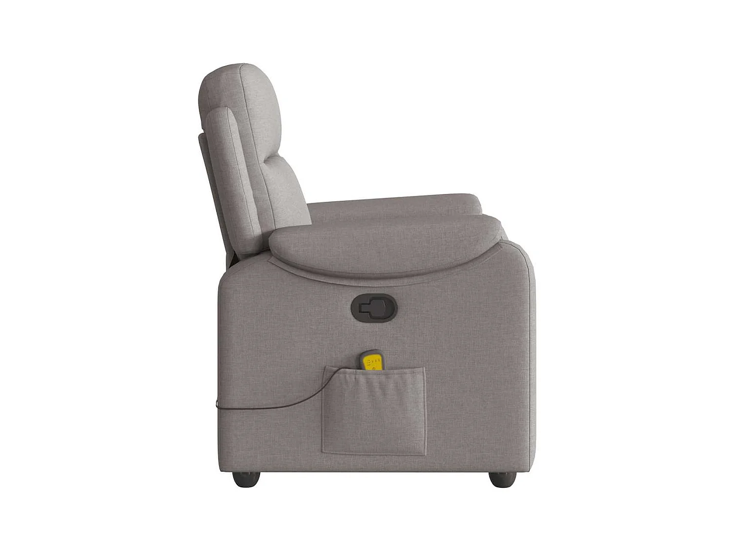 Sillón de salón | Silla | Sillón de masaje reclinable de tela gris taupé SHL3515