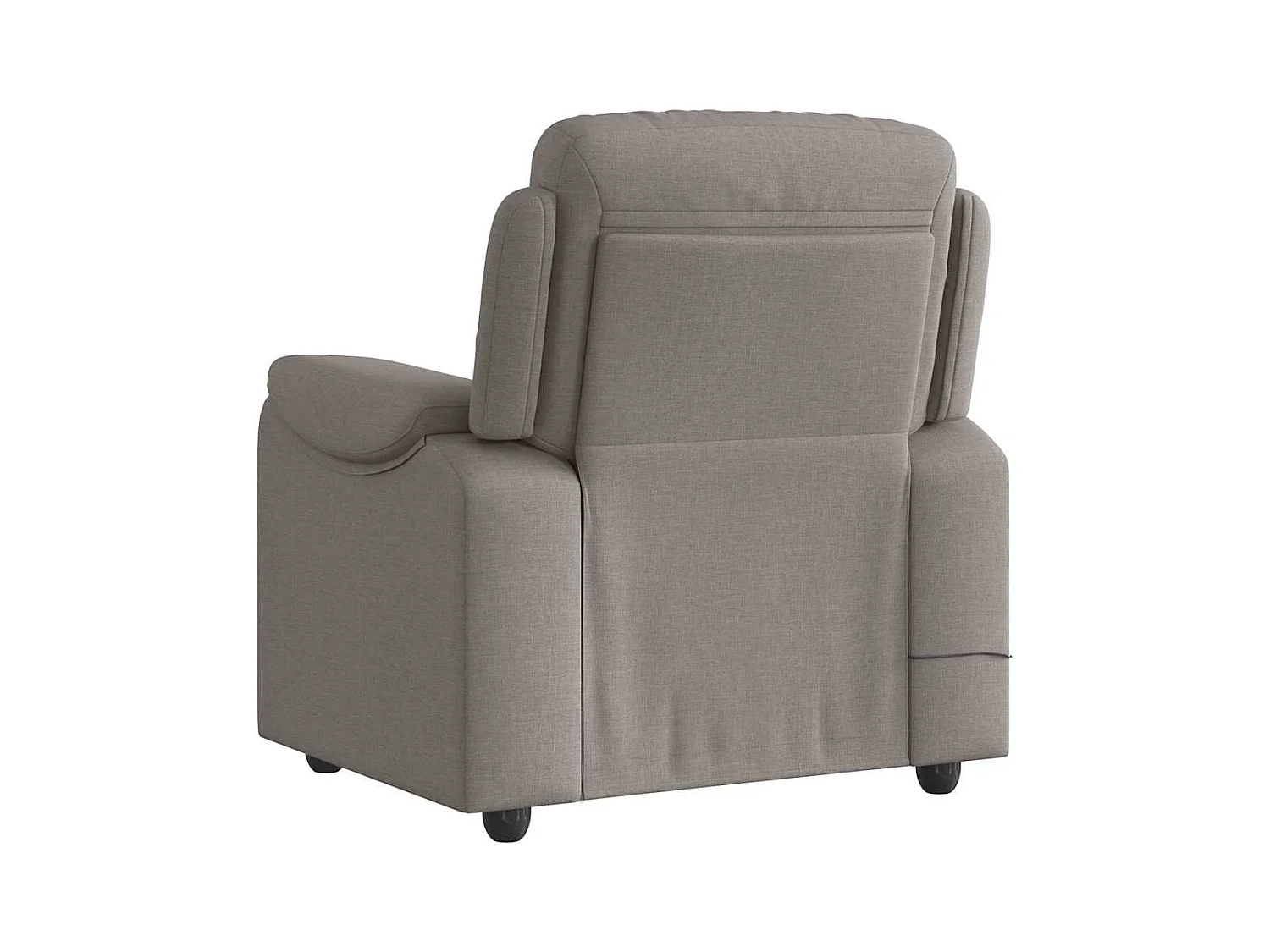 Sillón de salón | Silla | Sillón de masaje reclinable de tela gris taupé SHL3515