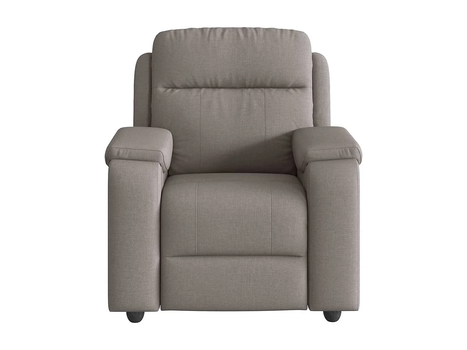 Fauteuil inclinable-Chaise de relax-Fauteuil de Massage Taupe Tissu SHL2582