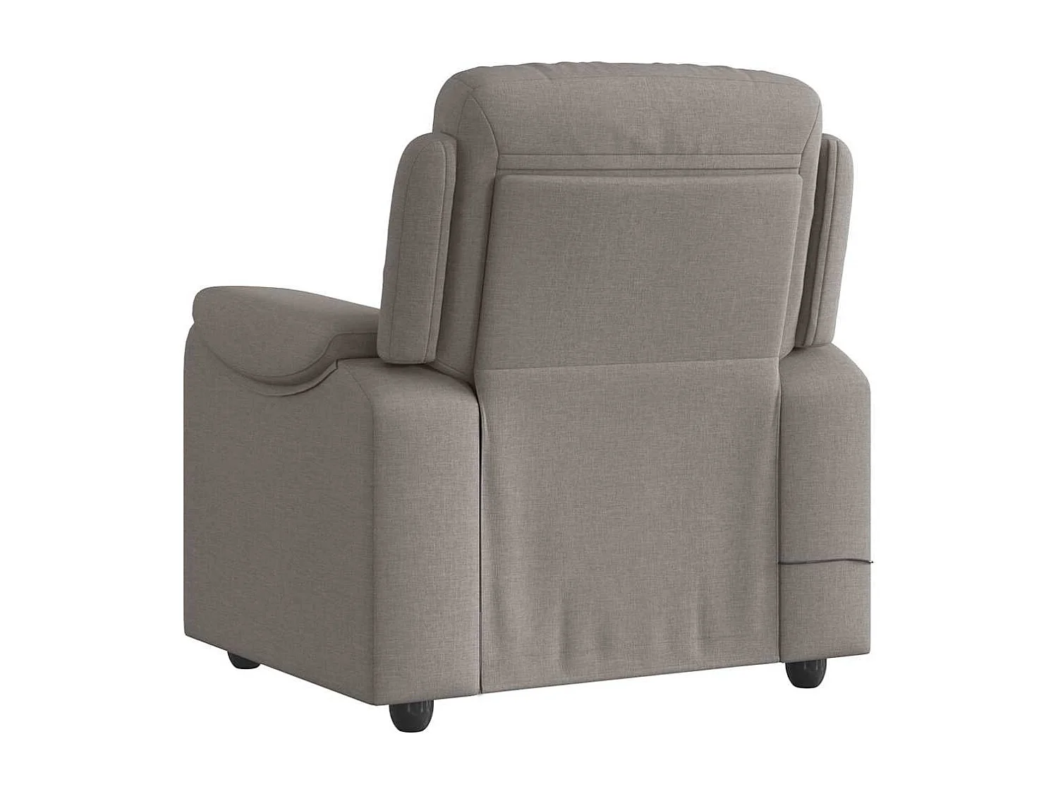 Fauteuil inclinable-Chaise de relax-Fauteuil de Massage Taupe Tissu SHL2582