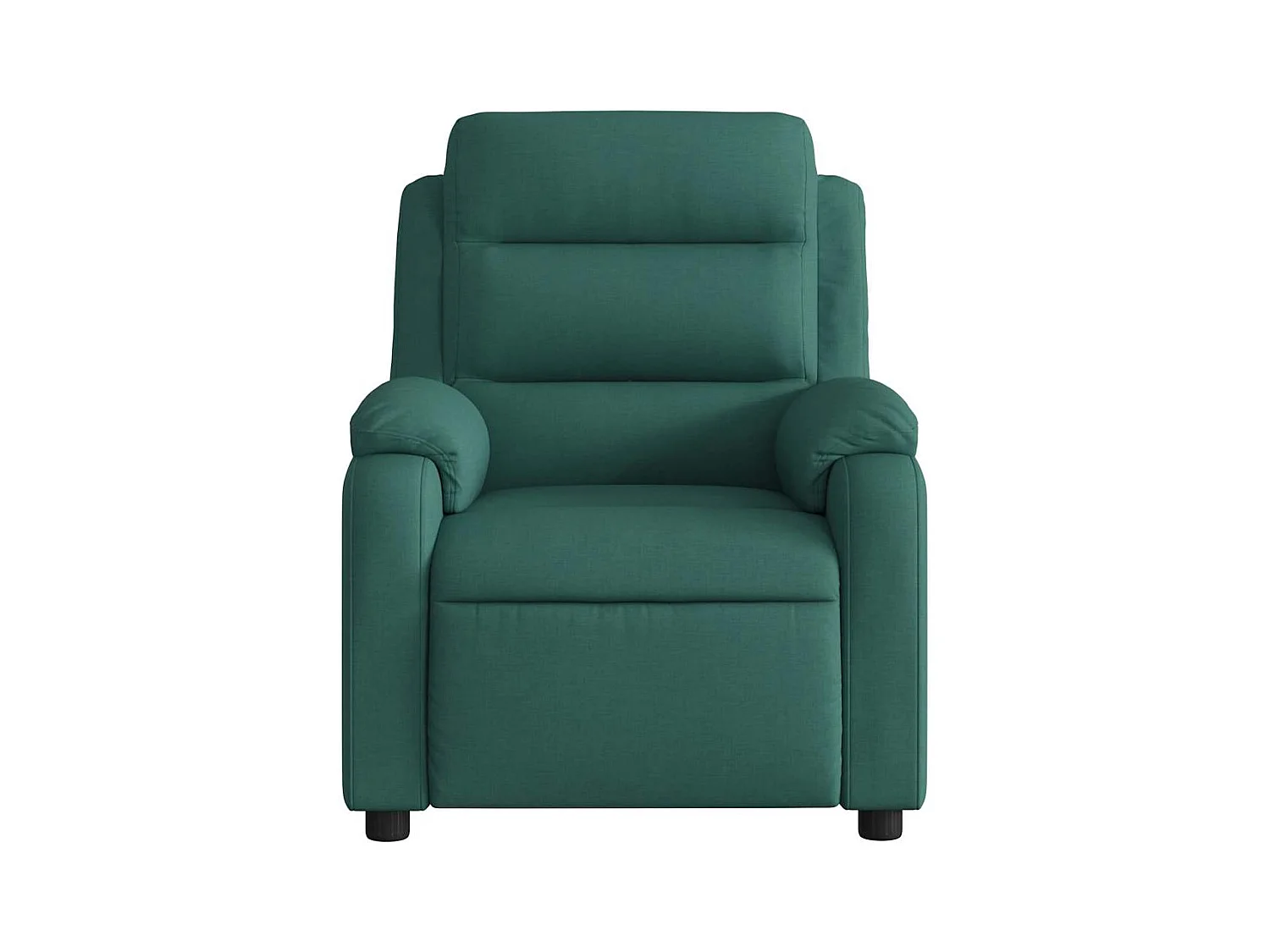 Sillón de salón | Silla | Sillón de masaje reclinable de tela verde oscuro SHL7660