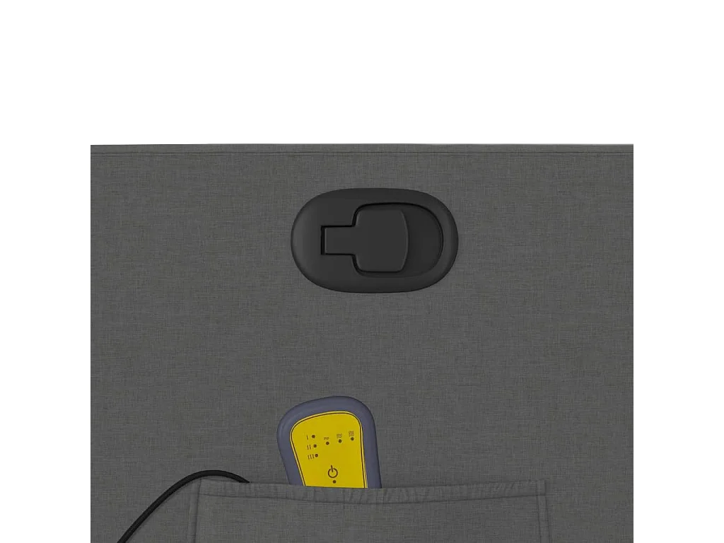 Fauteuil inclinable-Chaise de relax-Fauteuil de Massage gris foncé tissu SHL1396