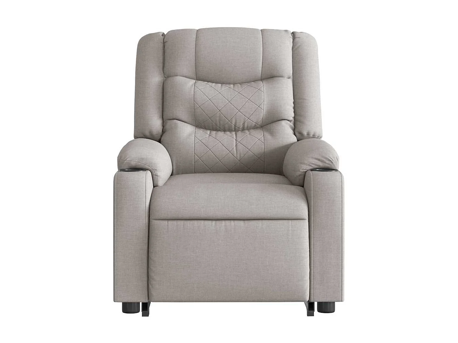 Fauteuil inclinable-Chaise de relax-Fauteuil TV gris nuage tissu SHL2788
