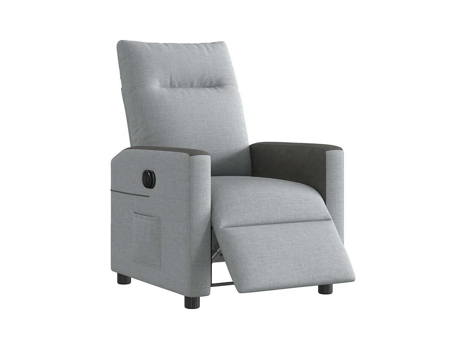 Sillón de relax | Silla | Sillón reclinable eléctrico tela gris claro SHL8461
