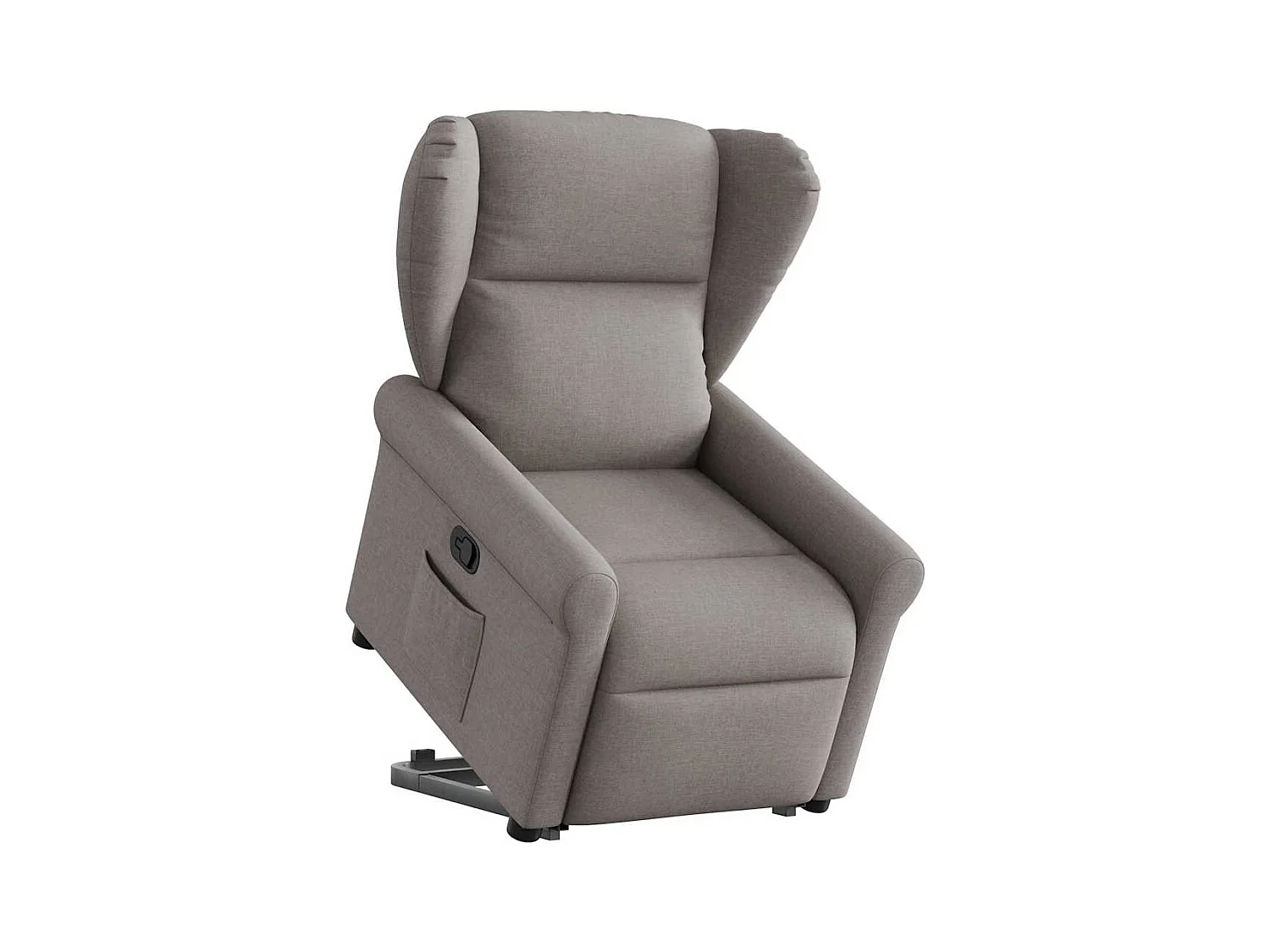 Sillón de relax | Silla | Sillón reclinable elevable tela gris taupe SHL2050