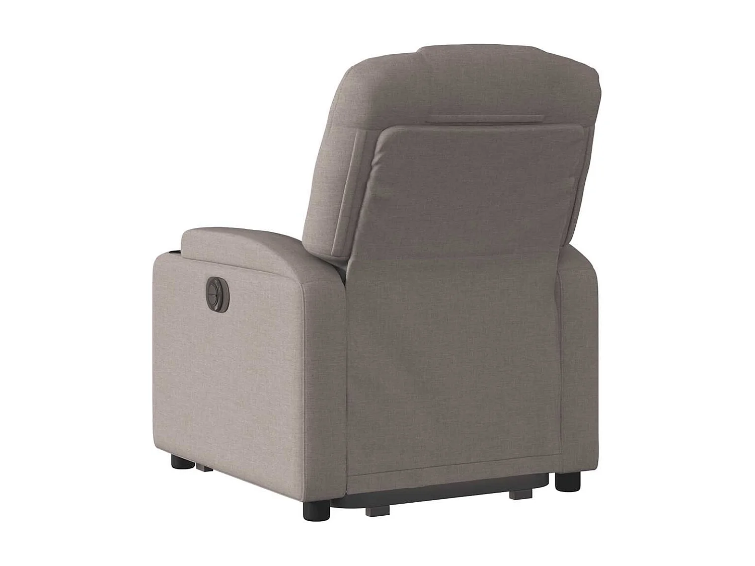 Relaxsessel | Lounge Sessel für Wohnzimmer mit Aufstehhilfe Taupe Stoff SHL56667