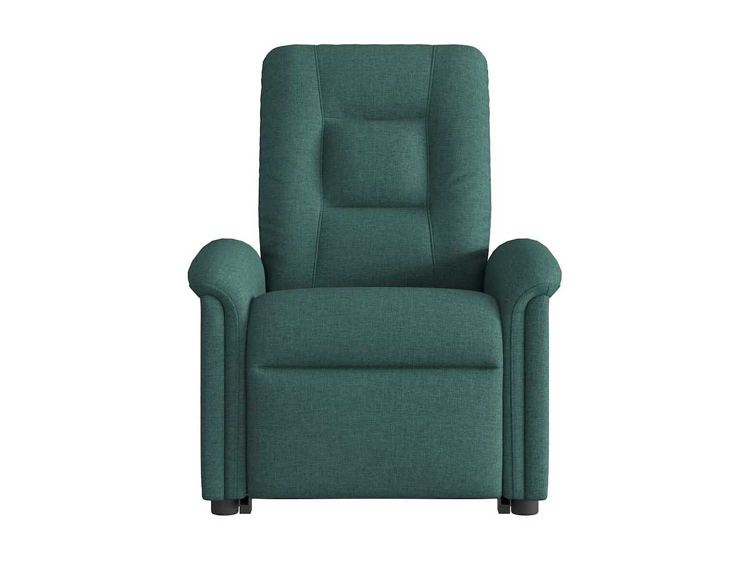 Fauteuil inclinable électrique-Chaise de relax-Fauteuil de Massage Vert foncé Tissu SHL3956