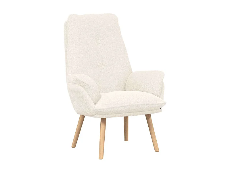 Sillón de relax | Silla Relax | Sillón de salón Crema 69x74x93 cm tela SHL2309