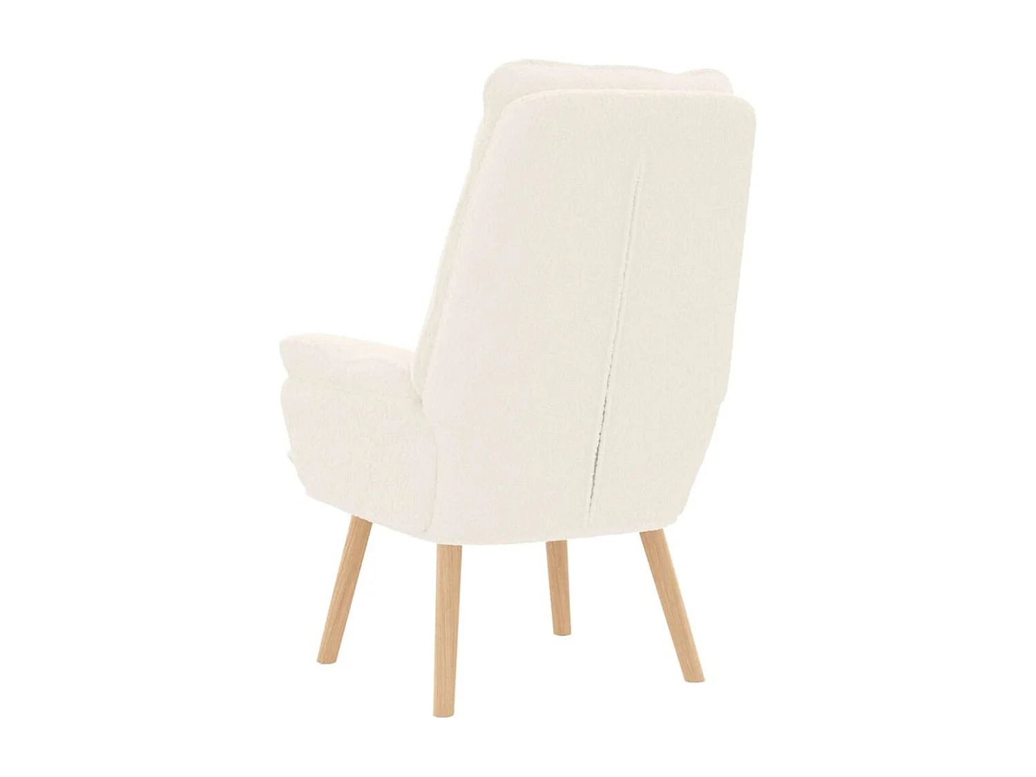 Sillón de relax | Silla Relax | Sillón de salón Crema 69x74x93 cm tela SHL2309