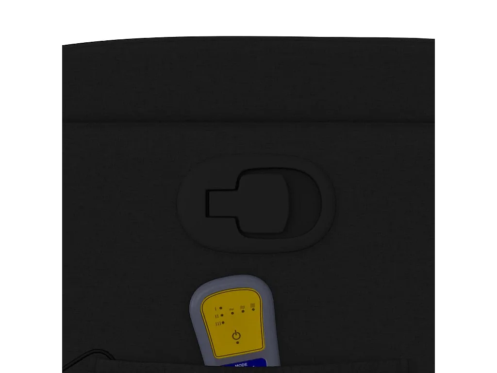 Fauteuil inclinable-Chaise de relax-Fauteuil de Massage noir tissu SHL1842