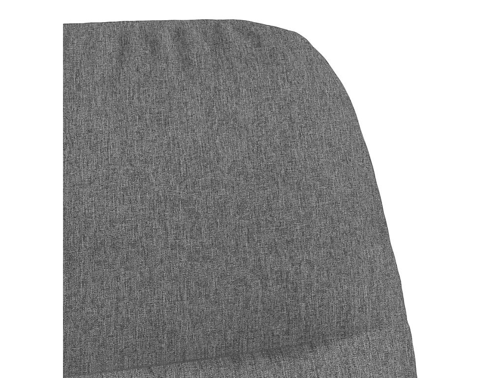 Chaise de relaxation moderne avec tabouret-Fauteuil de Salon Gris clair Tissu SHL5304