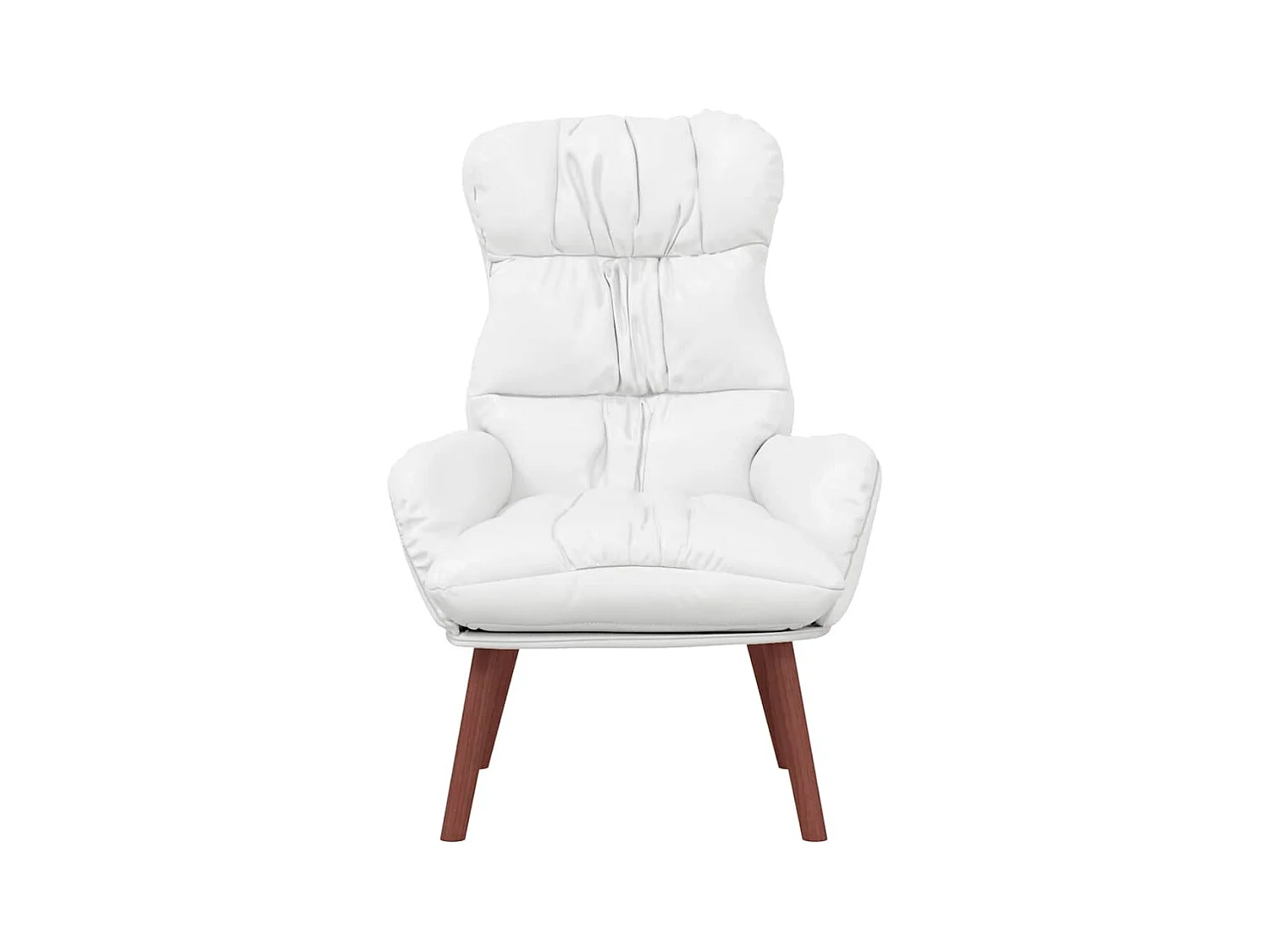 Sillón de relax | Silla Relax | Sillón de salón Blanco 69x74x93 cm Cuero sintético SHL2165