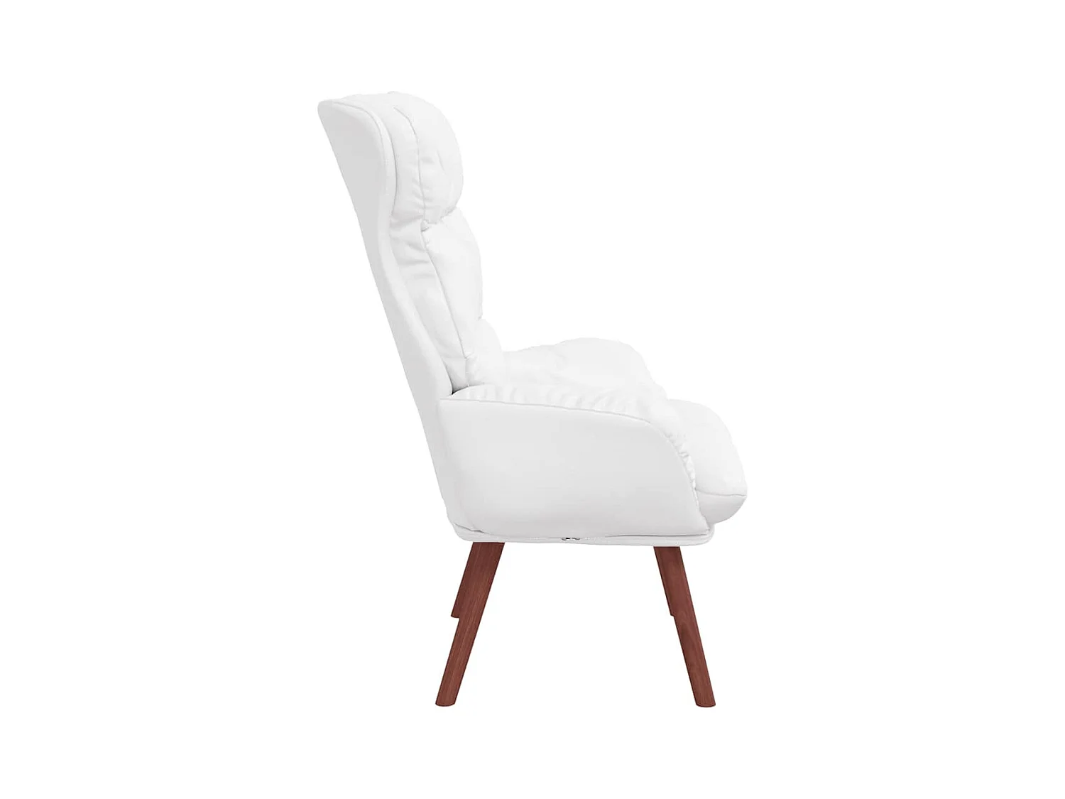 Sillón de relax | Silla Relax | Sillón de salón Blanco 69x74x93 cm Cuero sintético SHL2165