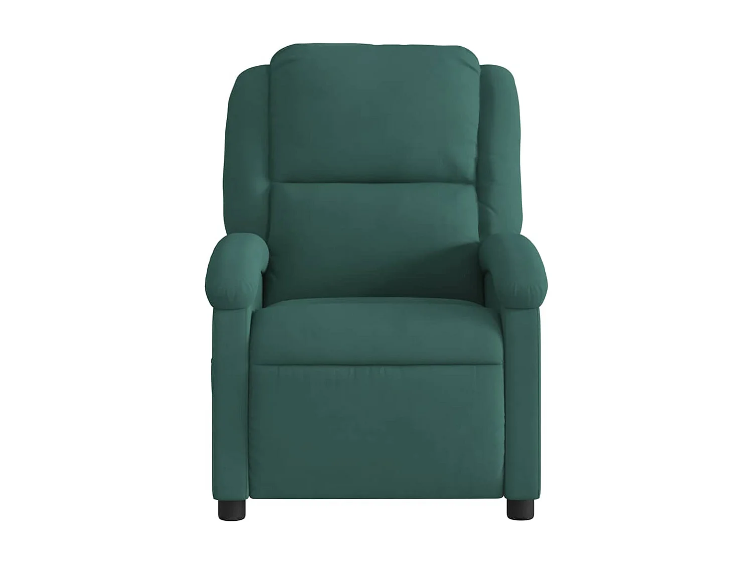 Fauteuil inclinable électrique-Chaise de relax-Fauteuil salon vert foncé velours SHL3429