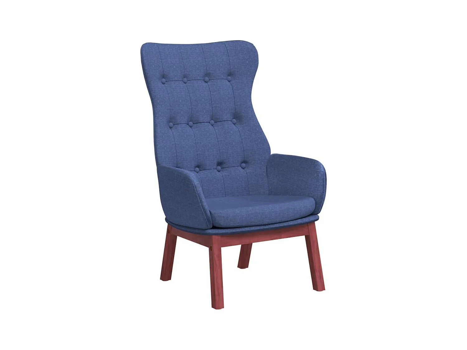 Chaise de relaxation-Fauteuil de Salon Bleu Tissu SHL4688