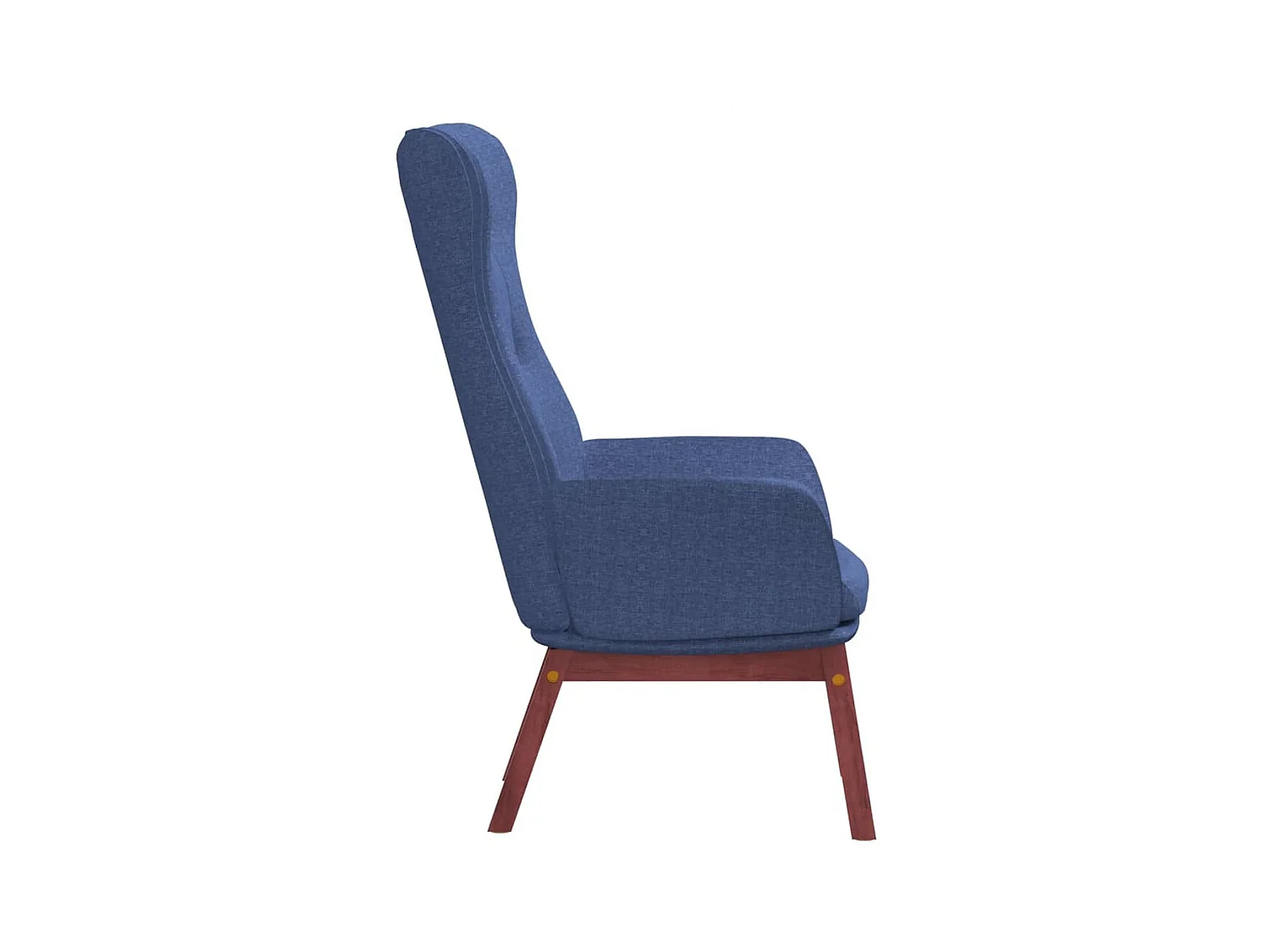 Chaise de relaxation-Fauteuil de Salon Bleu Tissu SHL4688