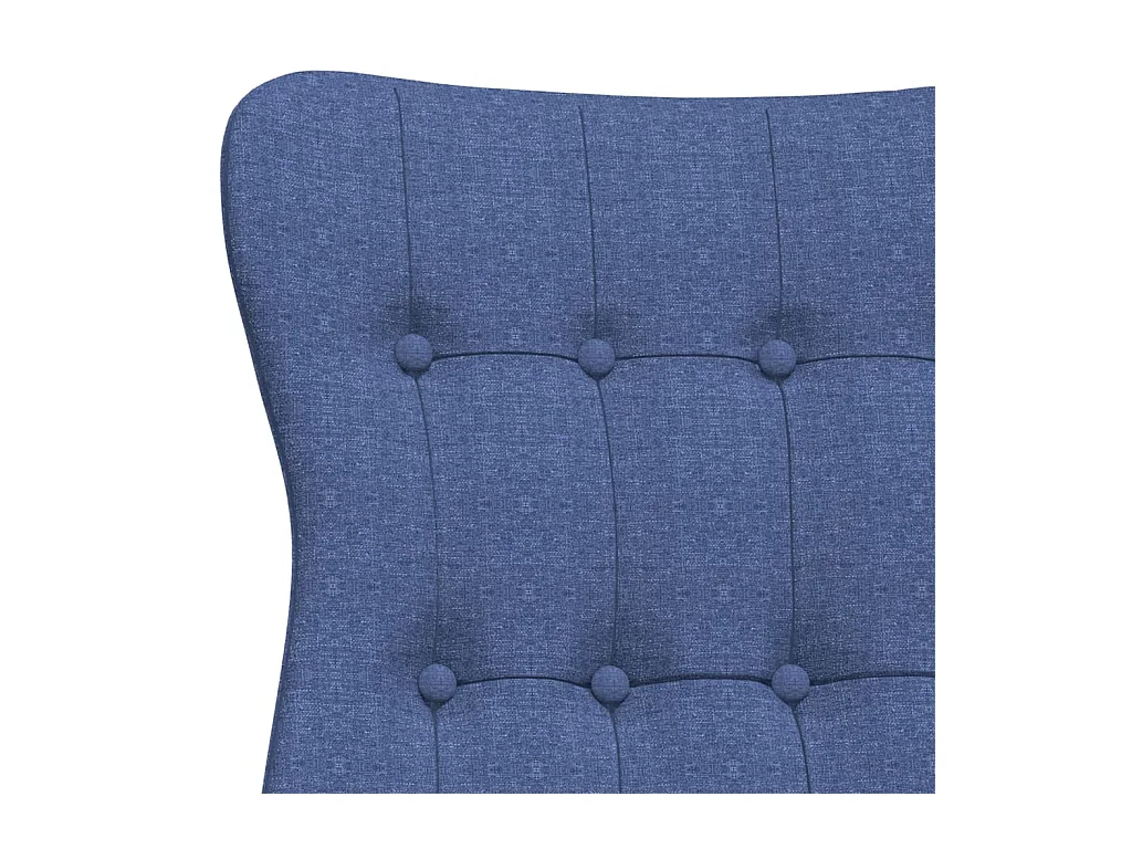 Chaise de relaxation-Fauteuil de Salon Bleu Tissu SHL4688