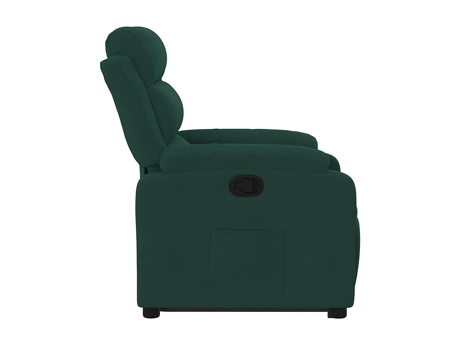 Fauteuil inclinable-Chaise de relax-Fauteuil salon Vert foncé Velours SHL2585