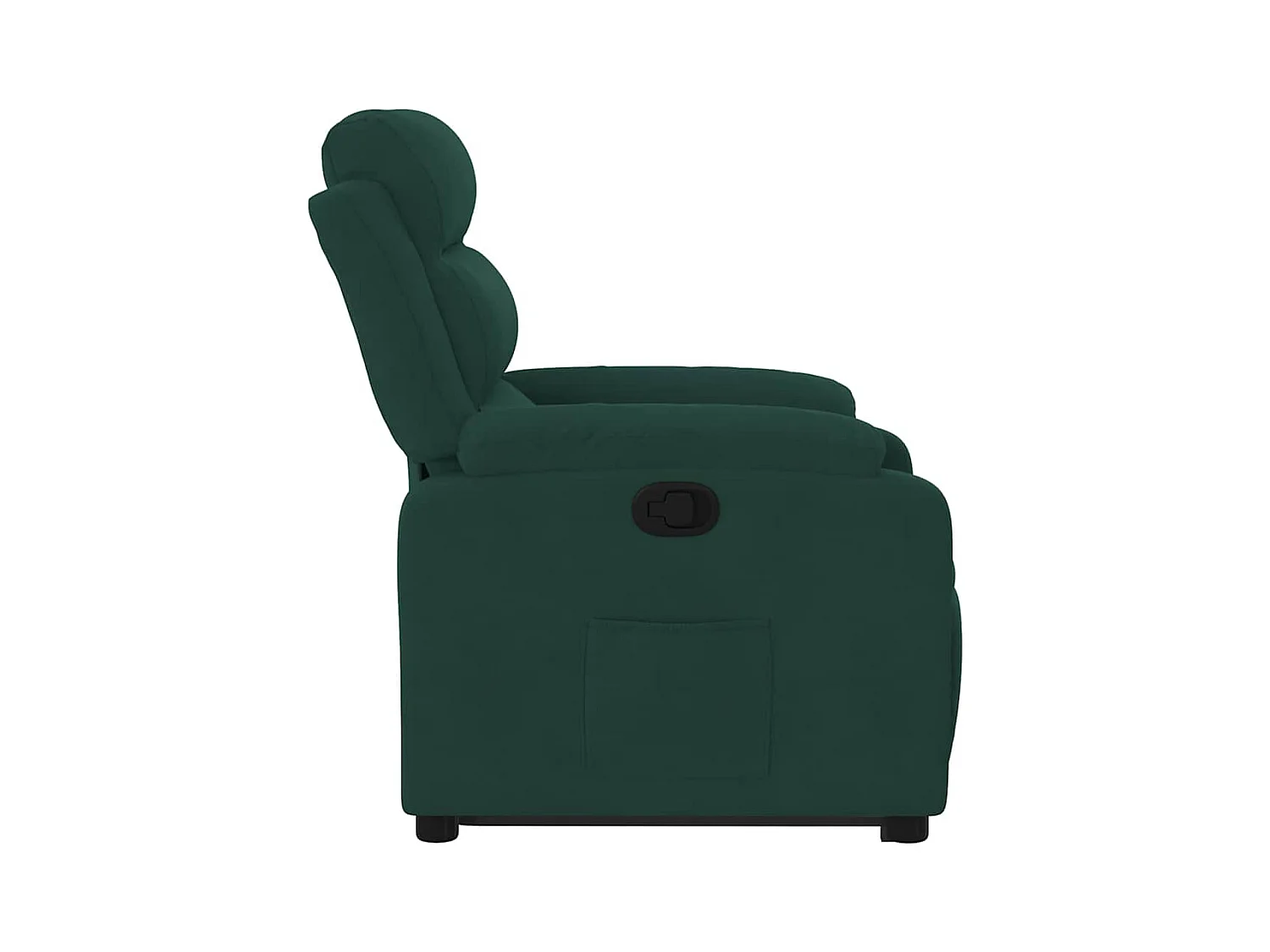Sillón de relax | Silla | Sillón reclinable elevable terciopelo verde oscuro SHL5079